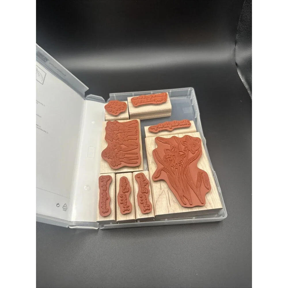 Stampin Up You’re Inspiring Stamp Set Mounted With Wood Blocks